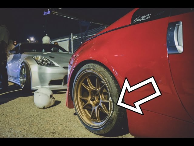 Cracked my Wheel while drifting my 350z