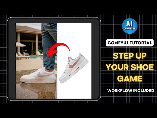 Turn Boring Shoe into Killer Lifestyle Images with ComfyUI