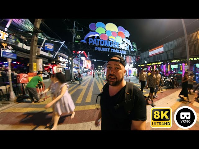 Party Street in Thailand!   //  VR 8K 3D