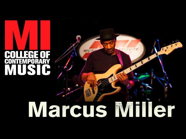 Bass guitar player Marcus Miller Performance | Musicians Institute