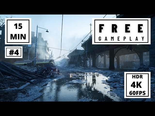 [ FREE ] BATTLEFIELD V - 15 MIN #4 (4K FREE TO USE GAMEPLAY)