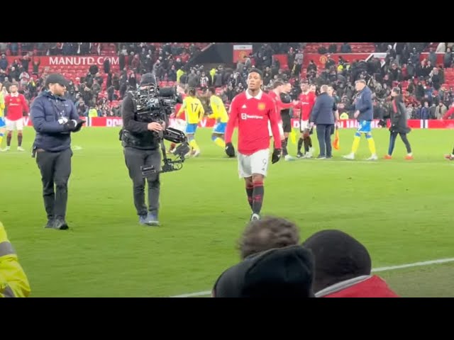 SCENES! Full Time Whistle! Man United 2-0 Nottingham Forest | Carabao Cup Semi Final