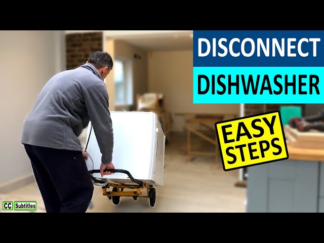 How to Disconnect a Dishwasher for Recycling or Moving - Uninstall a Dishwasher