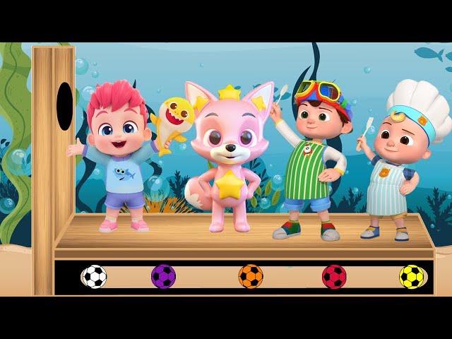 Baby Shark Learns Colors | CoComelon Nursery Rhymes & Kids Songs #7