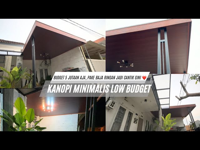 Kanopi Minimalis Low Budget