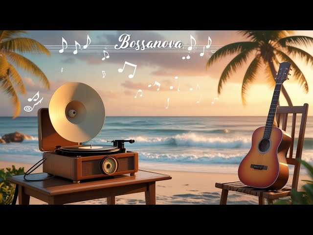 "Relaxing Bossanova Instrumental Music🎶 | Tropical Beach Vibes for Work, Study, or Chill 🌴