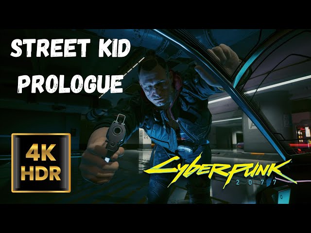 Street Kid Prologue - Cyberpunk 2077 Walkthrough Part 1 PS5 4K HDR