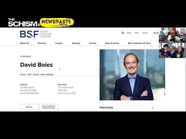 The Legendary David Boies and His Involvement with J. Stanley Pottinger - @JohnnyVedmore Clips