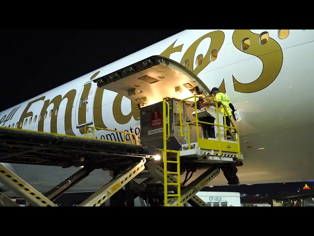 Emirates SkyCargo transports first batch of Pfizer-BioNTech COVID-19 vaccines | Emirates SkyCargo