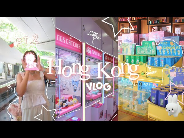 🍓Hong Kong vlog pt.2: blind boxes, shoujo fits, tram ride, film cameras, popmart, miffy store!!