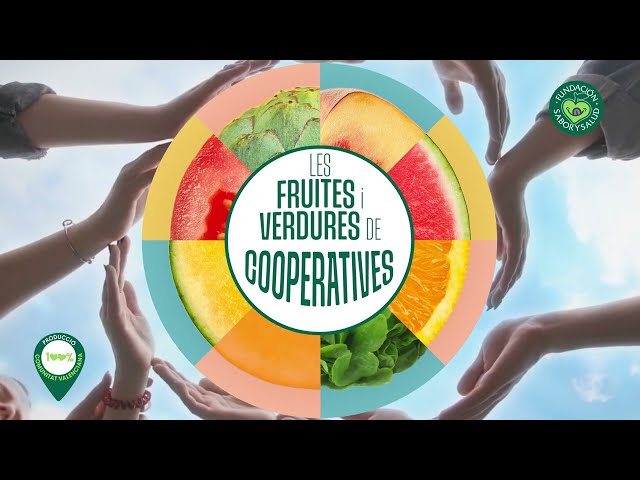 FRUITES Y VERDURES de Cooperatives  Campaña de la Fundación Sabor y Salud