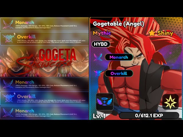 Re-Showcasing The Goat *GOGETA WITH A MONARCH&OVERKILL TRAIT* In Anime Royale!! Is He Better now??