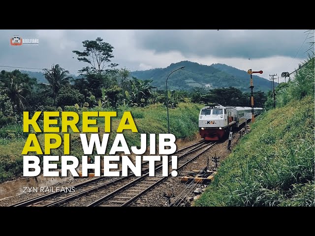 Stasiun Cipeundeuy menjadi tempat pemberhentian wajib semua kereta