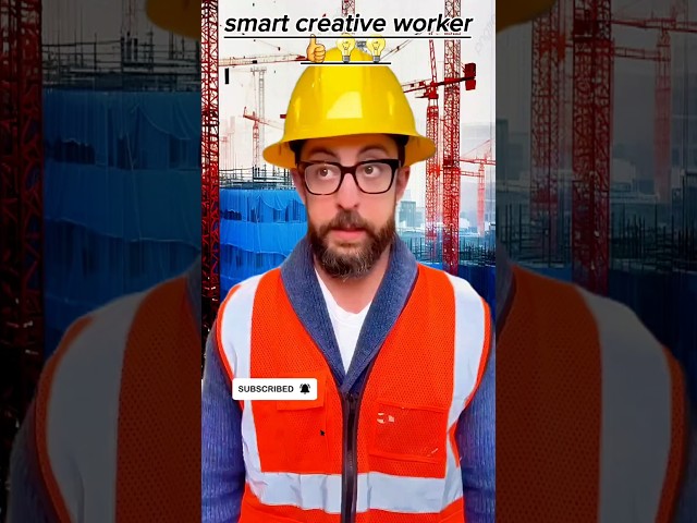 smart creative worker👍💡💡 #workers #tricks #amazing #creative #tips #tools #construction