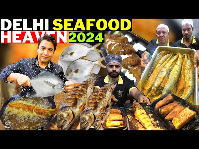 Surmai Pamphlet fish fry best seafood restaurant at Delhi no1fish quality Udham fish maujpur 2024