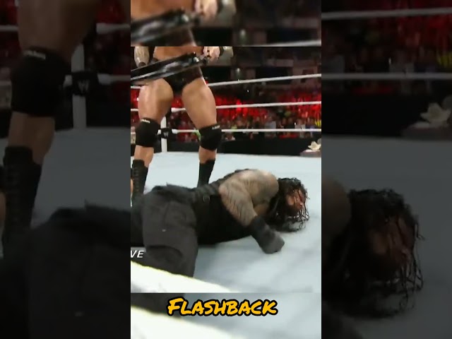 Roman reigns vs randy orton flashback ☠️☠️#wwe #shorts #ytshorts #viralvideo #wrestling #trending