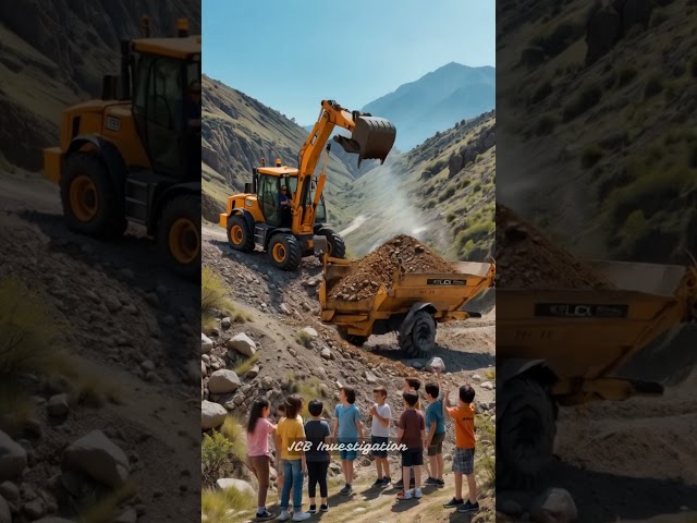 Incredible JCB 3DX Backhoe at Work! 🚜 Fun & Educational Video for Kids 🌟