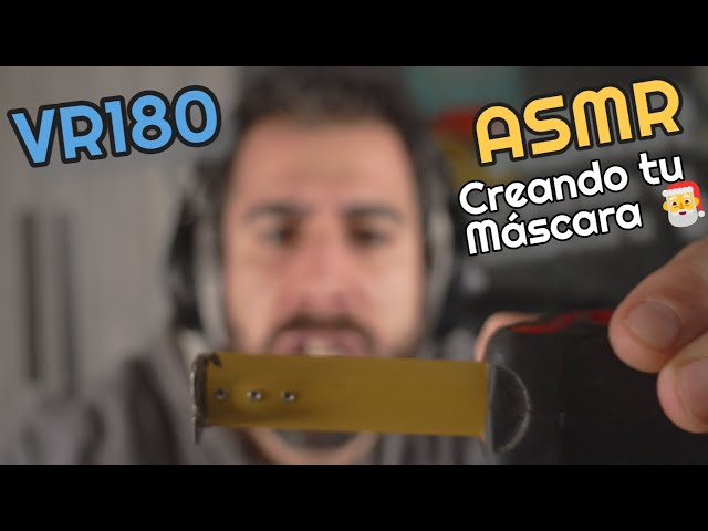 ASMR Roleplay VR180 🎅 Midiendo tu Cara para una Máscara de Papá Noel