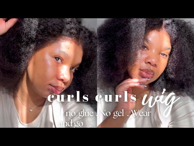 THIS IS A NATURAL HAIR WIG |ITS GIVING VOLUME FT CURLS CURLS