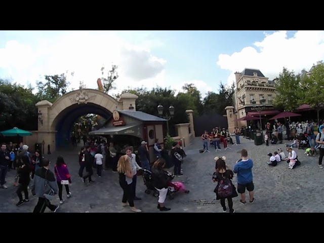 360° HD Video view of Ratatouille Land at Disneyland Paris.