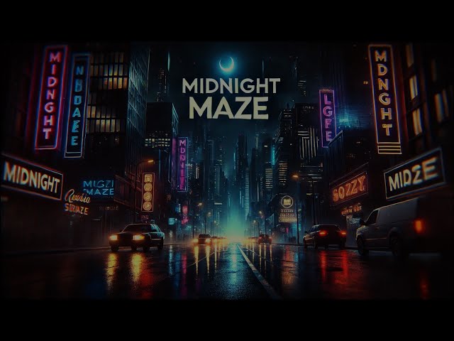 Midnight Maze - A Journey Through the Neon Night 🌃✨ ||  Official Music Video