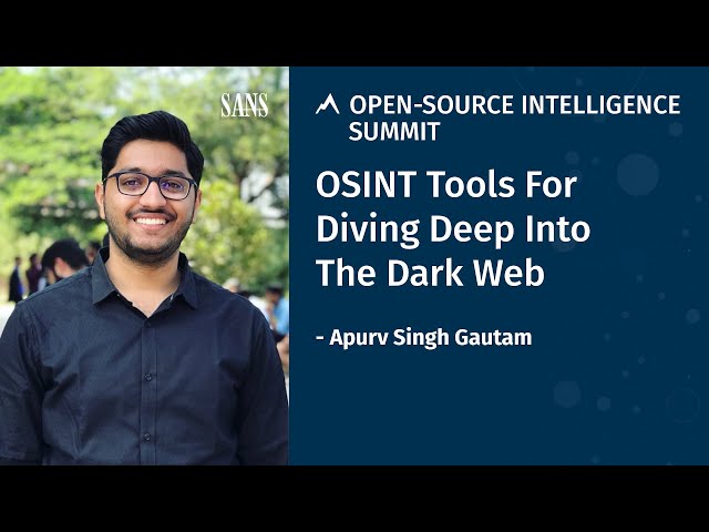 OSINT Tools for Diving Deep into the Dark Web