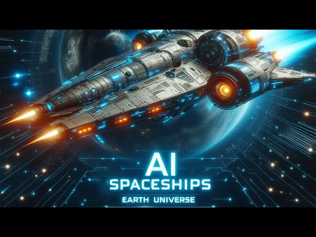 AI GEN - Text to Image / Spaceships - Earth - Universe