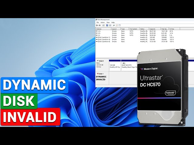 How to Fix Dynamic Disk Invalid Error in Windows – The Only Fix You Need!