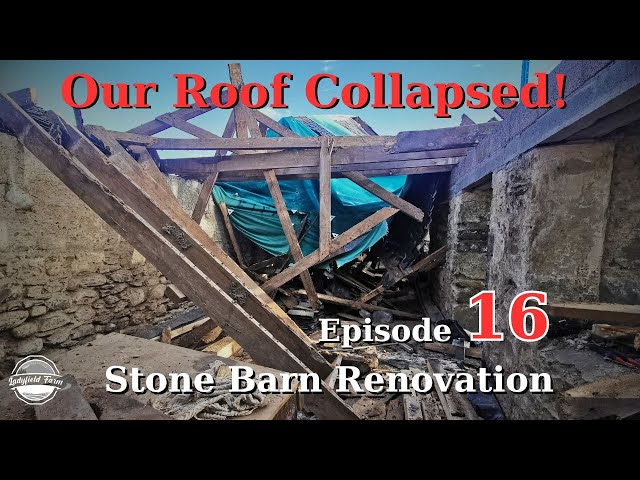 LADYFIELD FARM - Stone Barn Renovation Episode 16 : One Step Forward, Two Steps Back