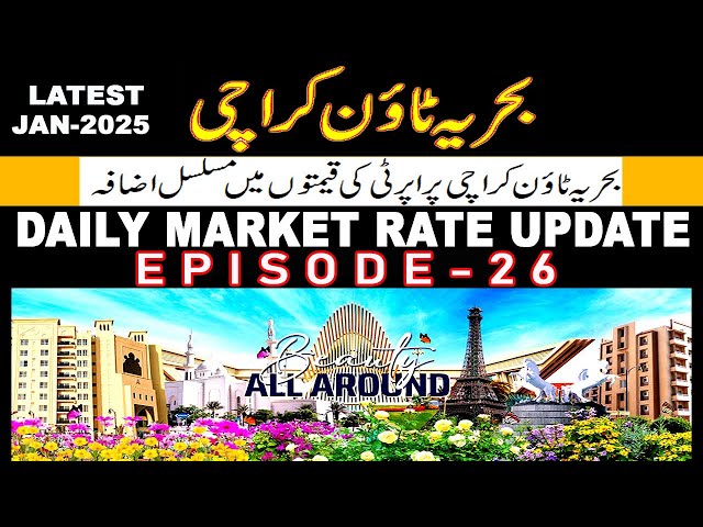 Bahria Town Karachi | Daily Market Update | Plot | Villa | Apartment Price | Episode -26