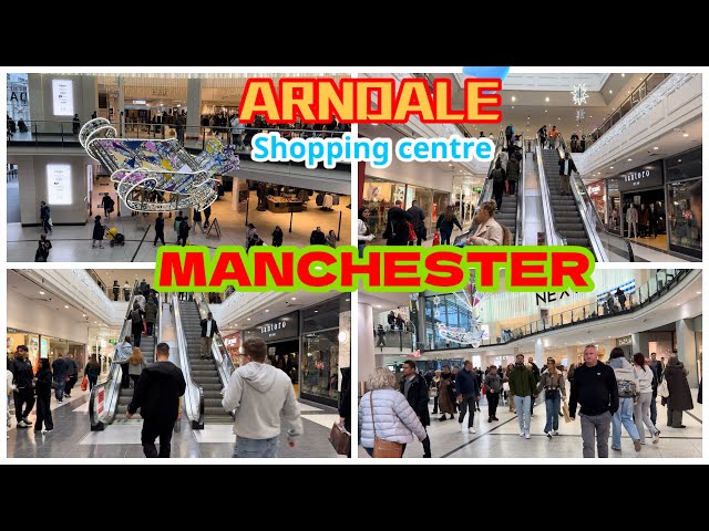 Manchester 🇬🇧 Arndale Shopping Centre // Walking Tour 2024 //  4K (60fps)