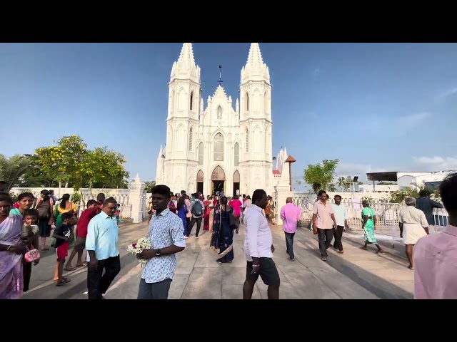 08:10:2023| SUNDAY|VELANKANNI CHURCH|#velankanni #viralvideo