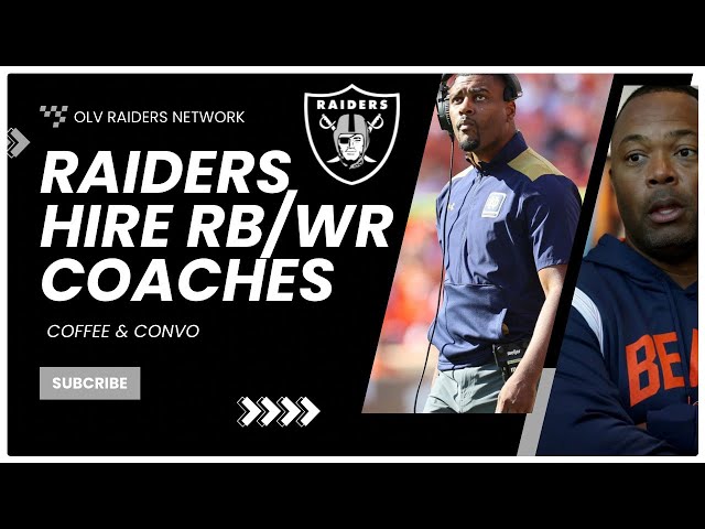 #Raiders | Las Vegas Hires New RB/WR Coaches | What’s Next? 🤔 | ☕️🏴‍☠️ |