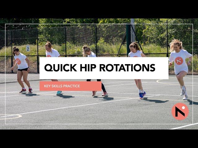 COACHING KEY SKILLS // HIP ROTATION AND FAST FEET // NETBALL SESSION // PRESENTING TO THE BALL