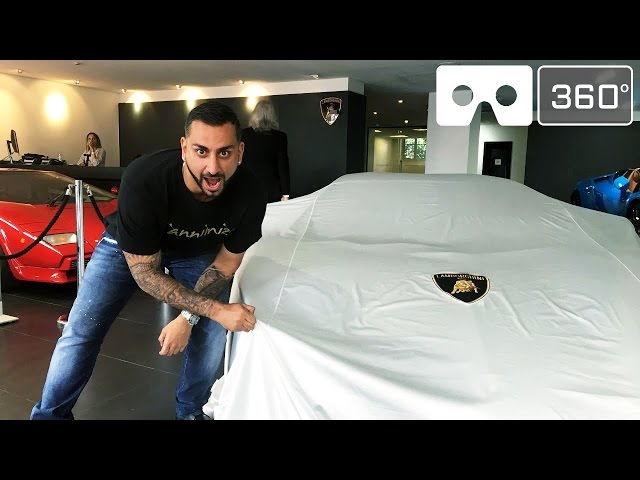 Unveiling New Lamborghini - YouTube 360 LIVE