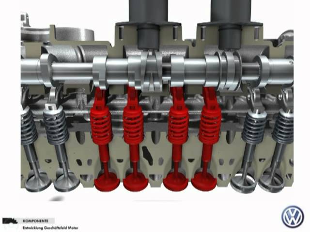 Volkswagen cylinder deactivation technology on 4-cylinder engine introduced