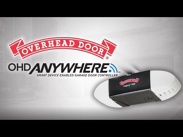 How to Set up OHD Anywhere® Integrated with the Legacy® 920 Garage Door Opener