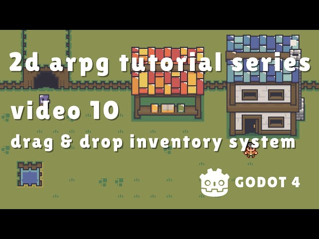 arpg tutorial #10: drag & drop inventory system | godot 4