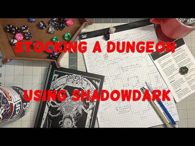 Creating Encounters within the Dungeon for Solo Play Using Shadowdark - Dungeon Design Part 2