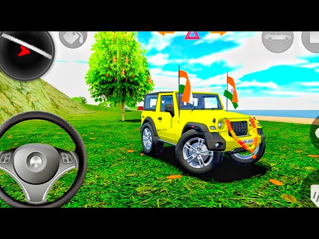 Dollar song Modified Mahindra thar new game !! Android version Indian car simulator 3d #shortsvideo