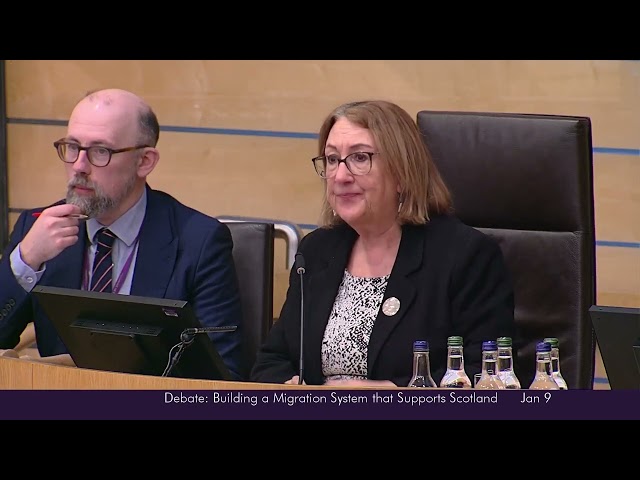 Scottish Government Debate: Building a Migration System - 9 January 2025