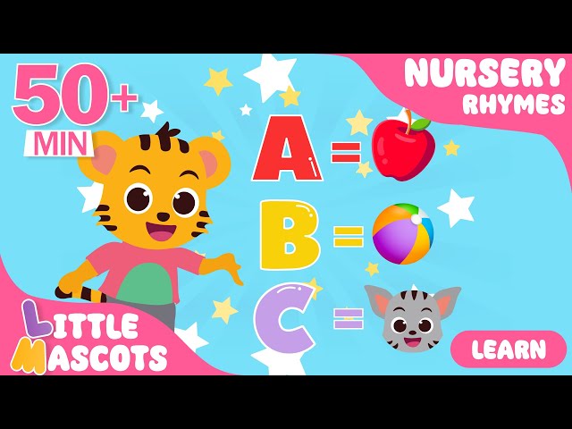 ✨ABC Song + Months Of The Year + more Little Mascots Nursery Rhymes & Kids Songs