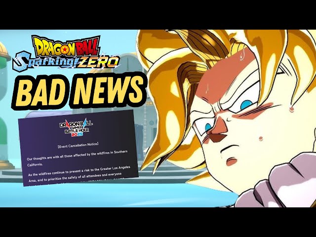 BAD NEWS...KINDA! SPARKING! ZERO NEWS AND UPDATES! BATTLE HOUR CANCELED