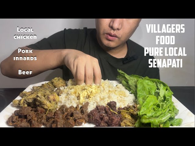 Poumai favourite food #poumaimukbang#localfood#villagefood