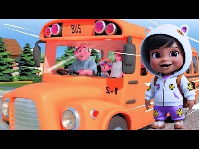 Wheels on the Bus | Nursery Rhyme | Fun Kids Songs & Videos | Sing Along!