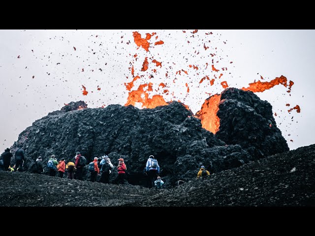 Icelandic Volcano first 30 hours - EXTENDED 4K -  Fagradalsfjall 2021