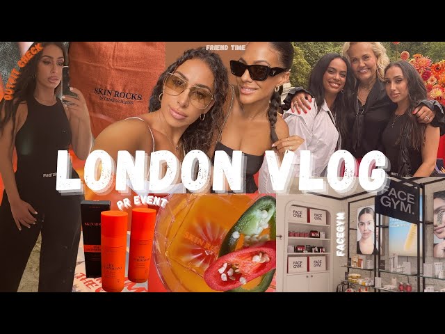 LONDON VLOG!! FT. FACEGYM💆🏽‍♀️