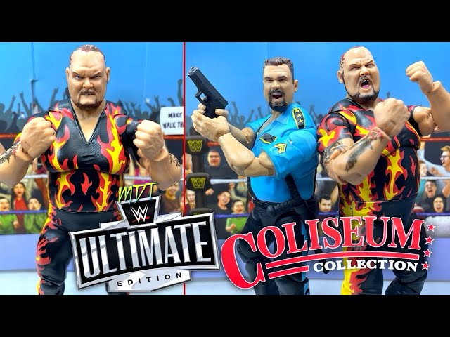 WWE COLISEUM COLLECTION BAM BAM BIGELOW & BIG BOSSMAN FIGURE REVIEW! ULTIMATE EDITION!