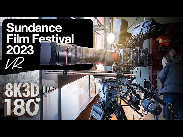 VR Video: 2023 Sundance Film Festival Tour of the BEST Canon Cameras for Professional Filmmakers