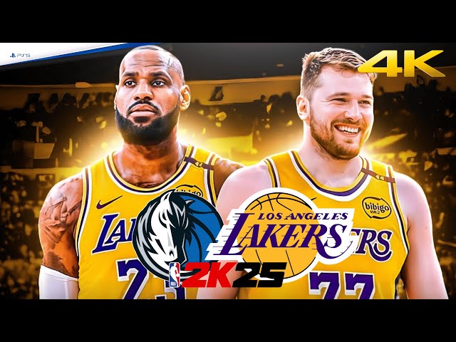 Los Angeles Lakers vs Dallas Maverics | Luka Doncic New Team | NBA 2K25 | PS5™ 4K HD